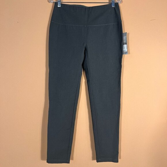 Slim - Sation Pull on Heather Gray Stretch Pants NWT - Picture 1 of 11